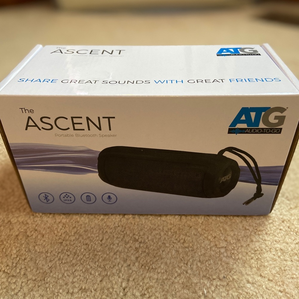 BRAND NEW Ascent Portable Bluetooth Speaker